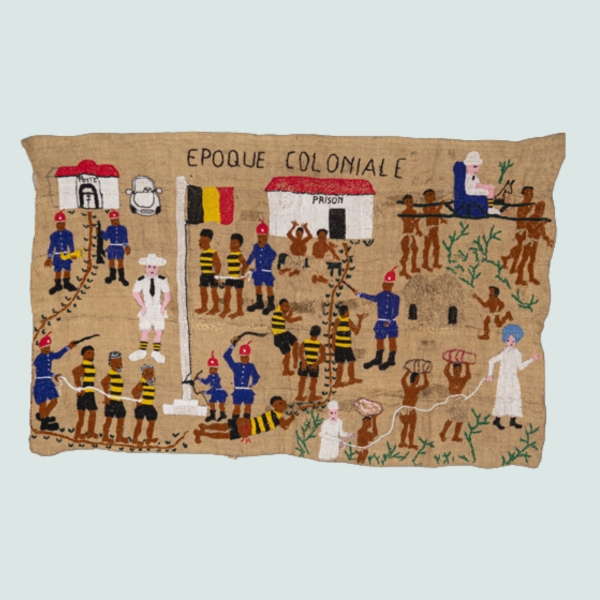 Afbeelding Expo Lucie Kamuswekera - Geborduurd verleden, verbeelde toekomst in Congo