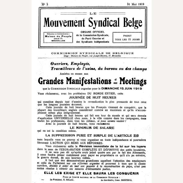 Le Mouvement Syndical Belge (1919)03