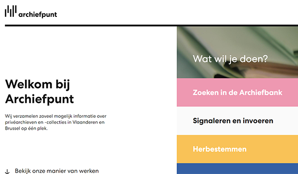 Screenshot Archiefpunt