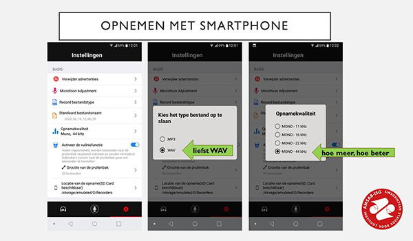 Screenshot van dia uit webinar