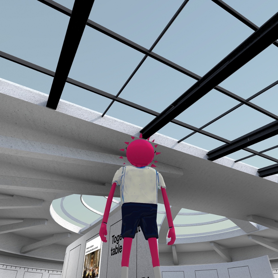 Digidaar - screenshot virtuele ruimte