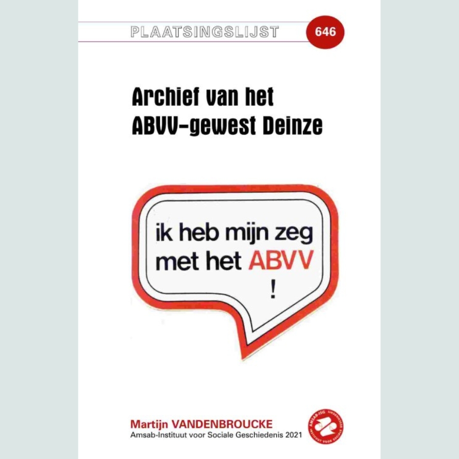 Plaatsingslijst ABVV-gewest Deinze