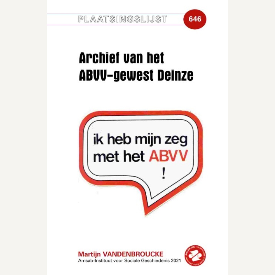 Plaatsingslijst ABVV-gewest Deinze