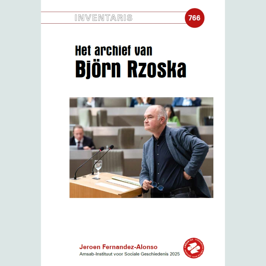 Cover van de inventaris van het archief van Björn Rzoska