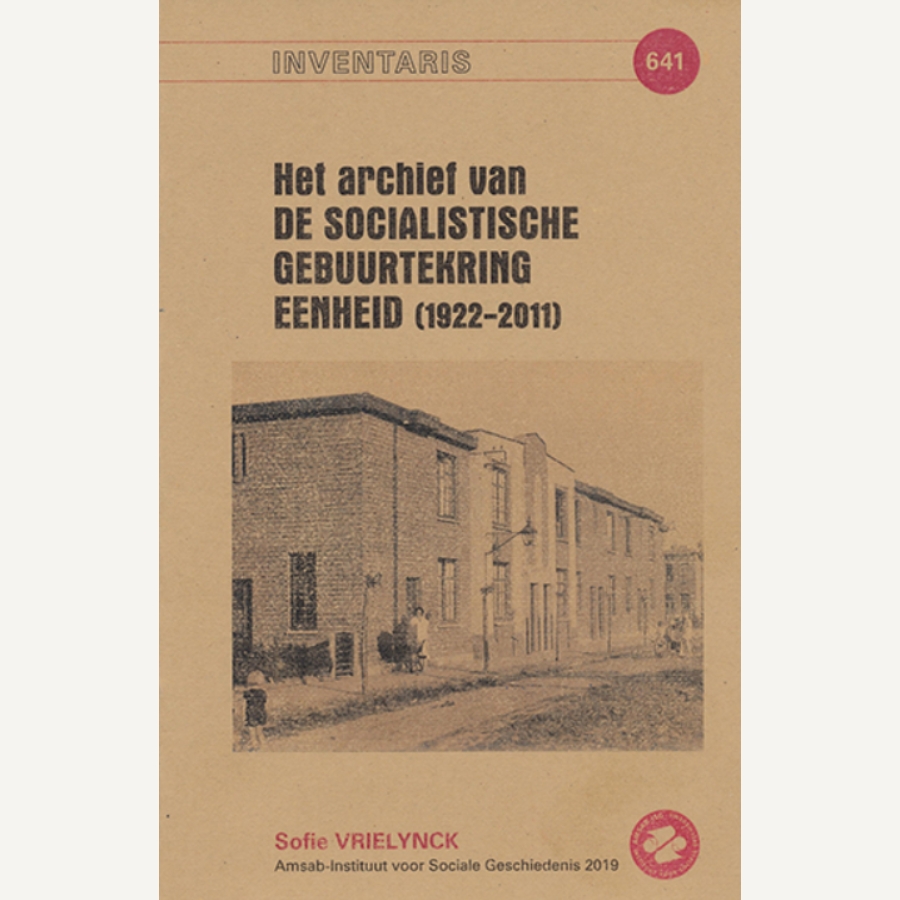 Inventaris van het archief van de Socialistische Gebuurtekring Eenheid